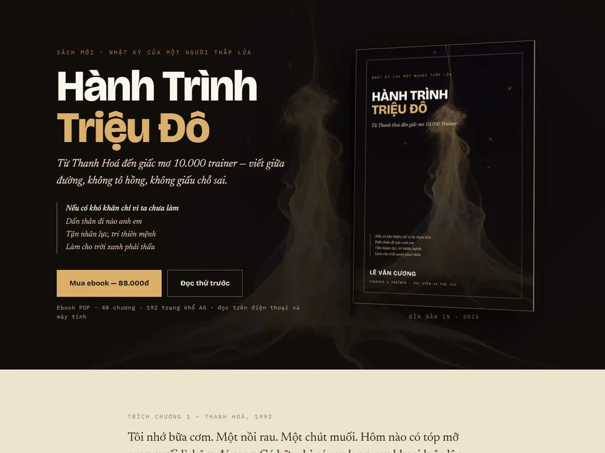 Trang sách Hành Trình Triệu Đô
