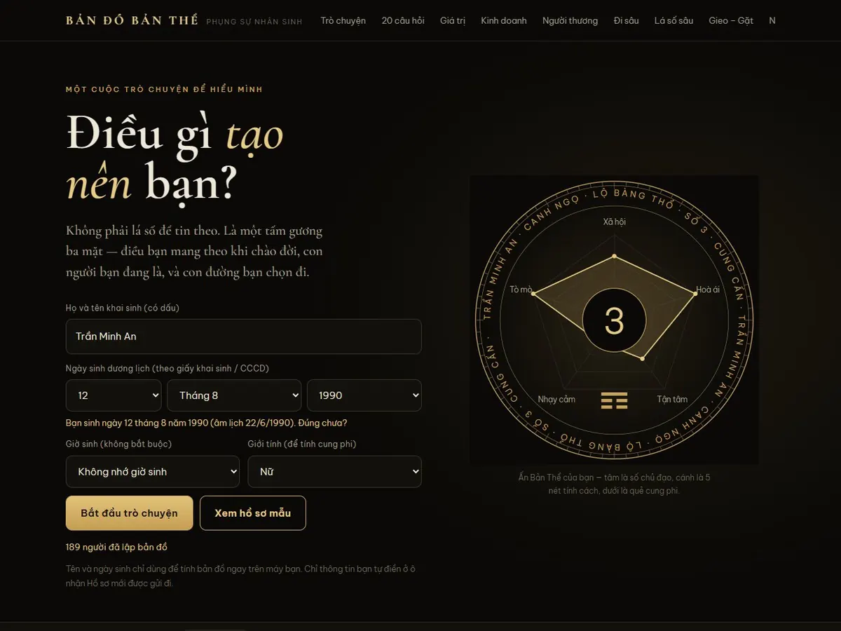 App Bản Đồ Bản Thể